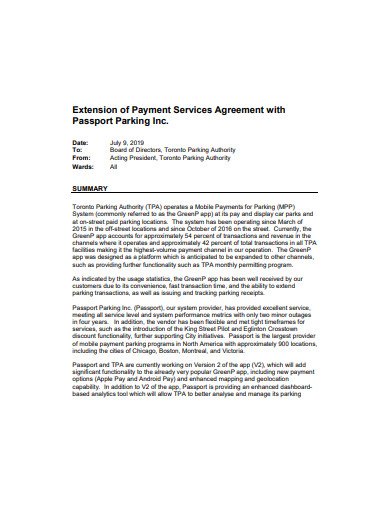 payment services agreement example