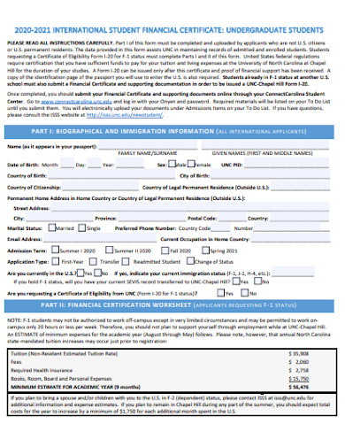 Financial Certificate - 12+ Examples, Format, How To Create, Pdf