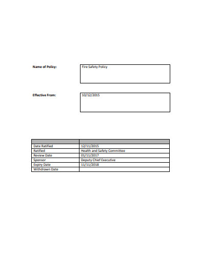 17 Safety Policy Examples To Download 17 Safety Policy Examples To Download