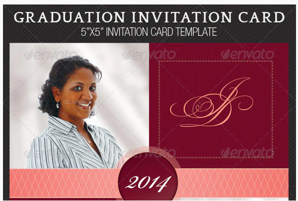 graduation invitation card template