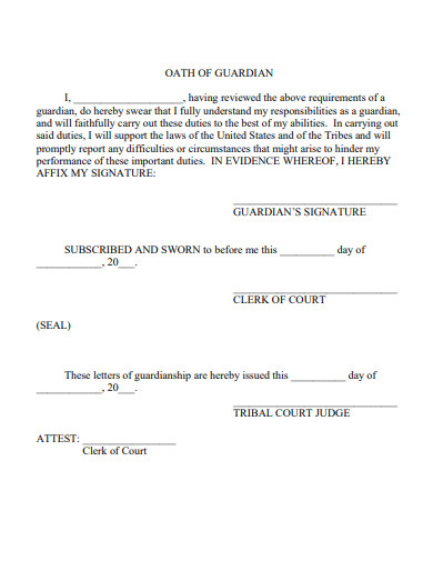 Guardianship Letter Free 10 Examples Format Sample Examples