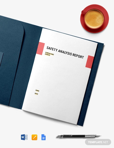 safety analysis report template