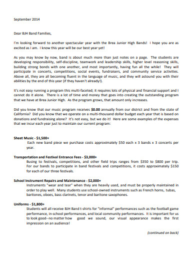 school donation request letter