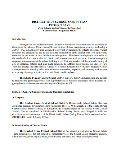 school safety plan in pdf