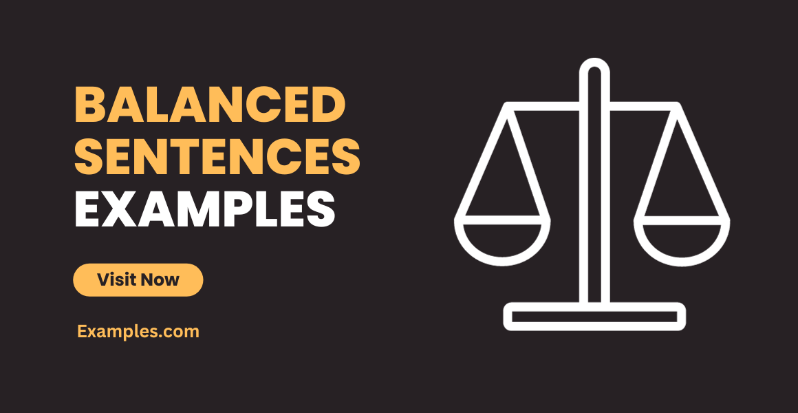 Balanced Sentences Examples