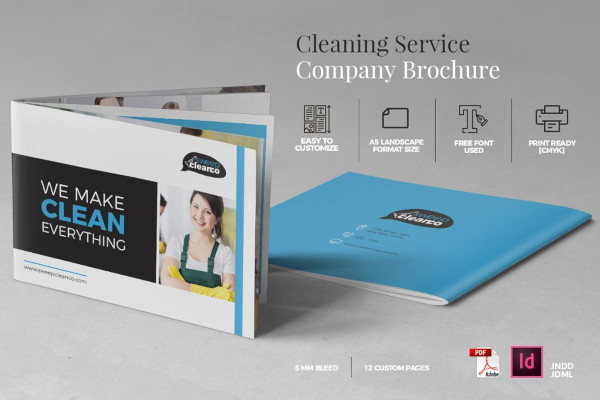 cleaning service company brochure a5