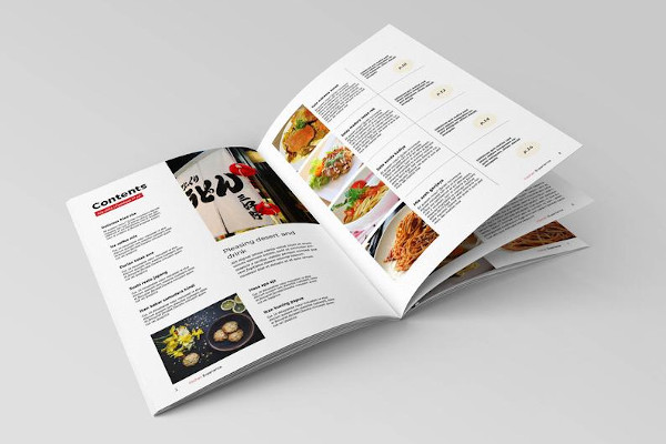 cookbook indesign template