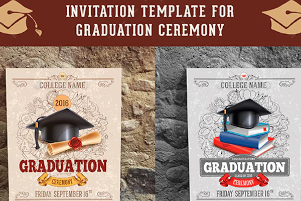 graduation ceremony invitation template