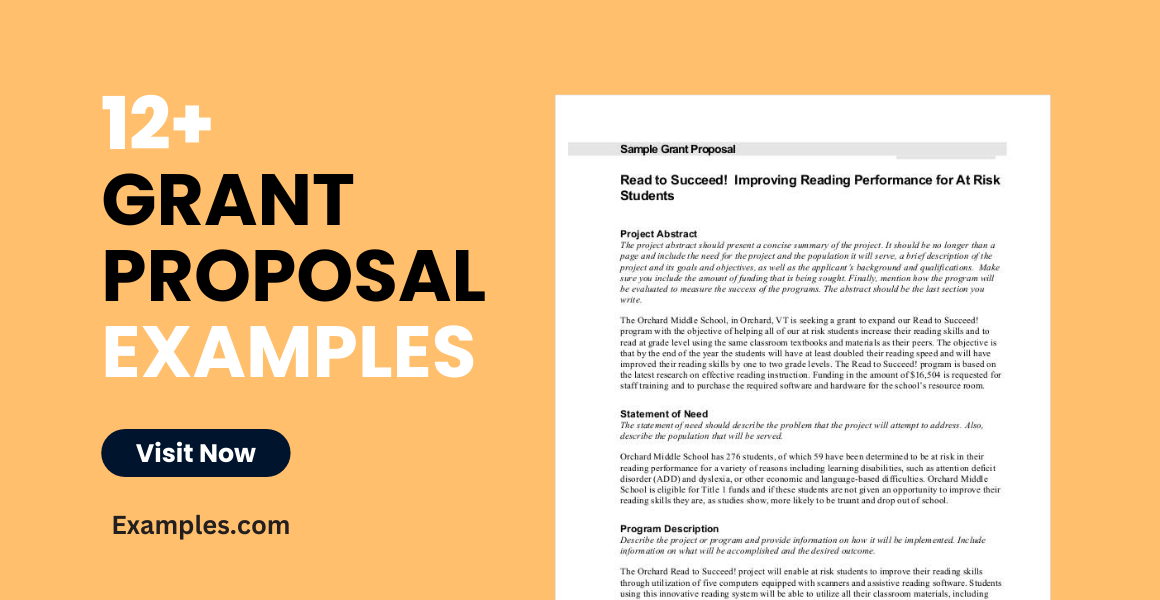 grant proposal examples