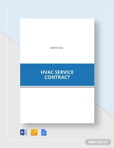 HVAC Service Contract Example