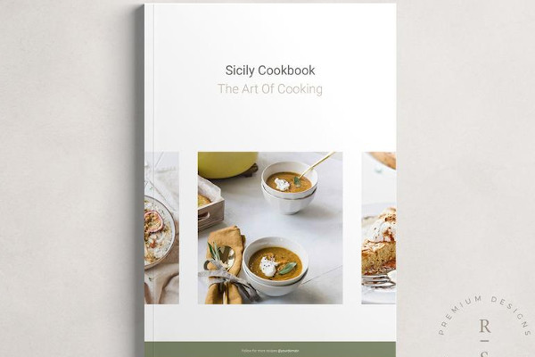 indesign cookbook template