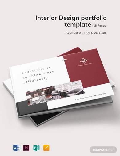 interior design portfolio templates