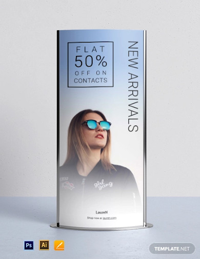 product roll up banner template