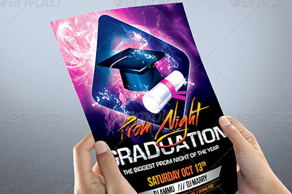 Sample Graduation Prom Night Party Flyer