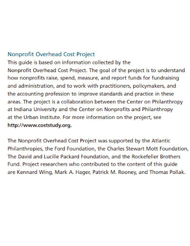 sample nonprofit financial report