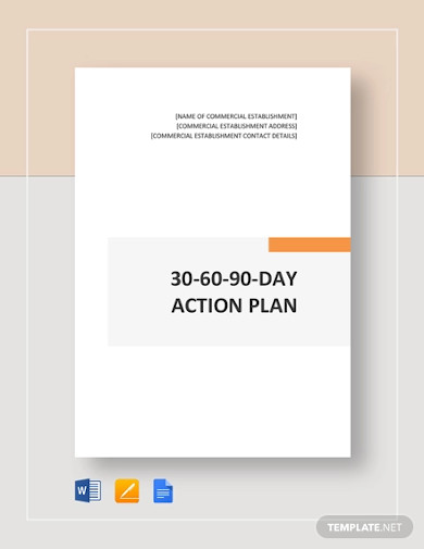 30 60 90 day action plan