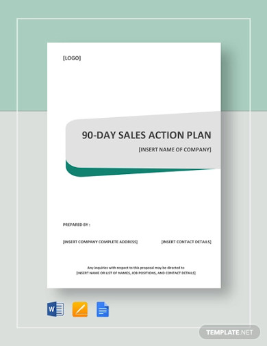 90 day sales action plan