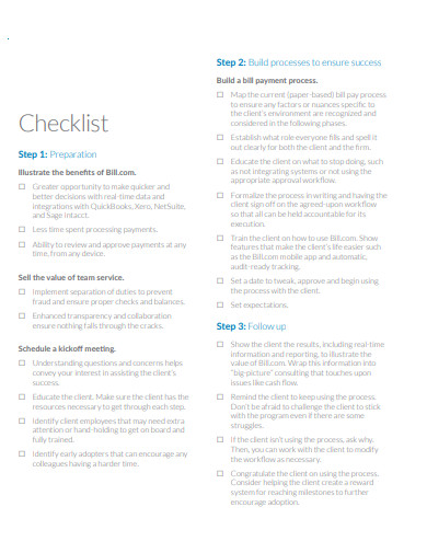 basic client onboarding checklist