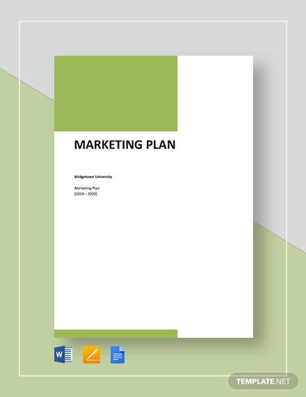 Basic Marketing Plan Template