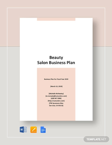 beauty salon business plan