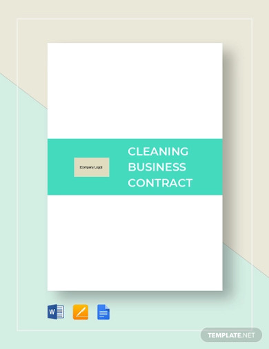 cleaning business contract template