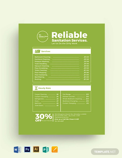 Price List 20 Examples Format How To Design Pdf