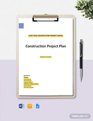 Construction Project Safety Management Plan Template