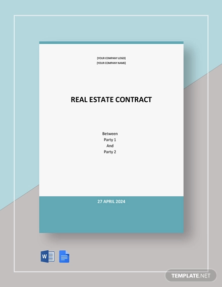free basic real estate contract template