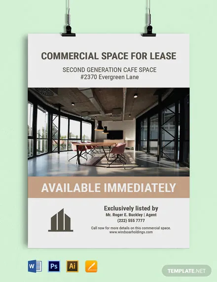 free commercial real estate sign template