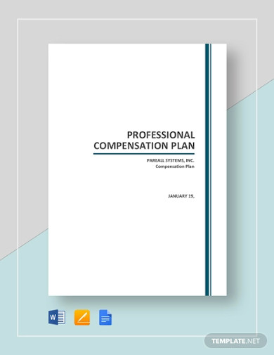free professional compensation plan template