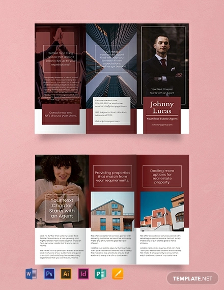free real estate agent brochure template