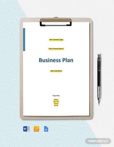 it consulting business plan template