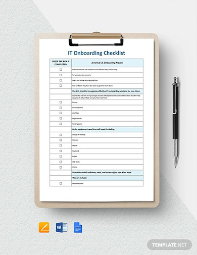 IT Onboarding Checklist