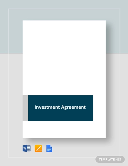 Investment Agreement Template