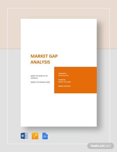 market gap analysis template