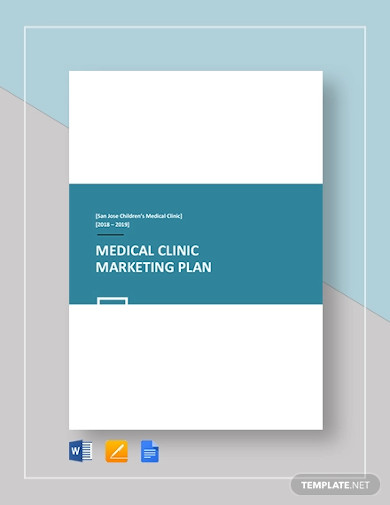 medical clinic marketing plan template