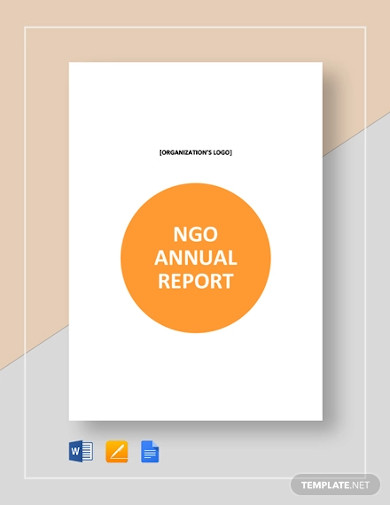 NGO Annual Report Template