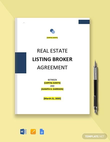 Image 7 for Real Estate Broker Fee Agreement Template