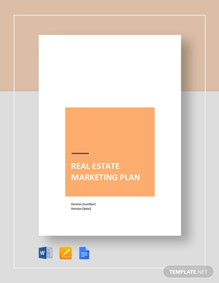 Real Estate Marketing Plan Template1