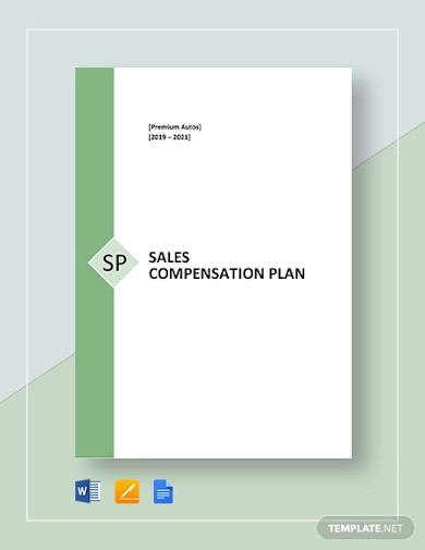 sample sales compensation plan template