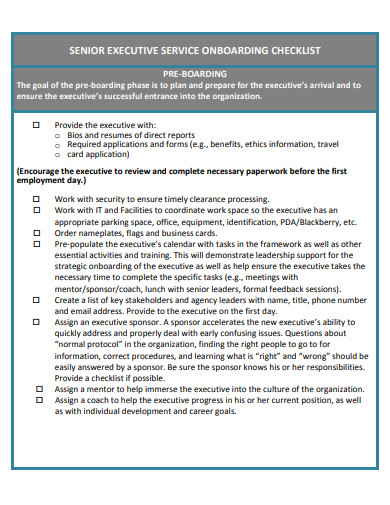 Onboarding Checklist - 16+ Examples, Format, Pdf | Examples