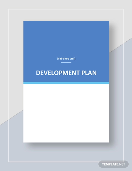 simple development plan template