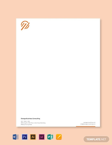 small business letterhead template