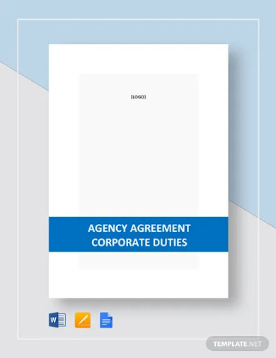 agency agreement corporate duties template