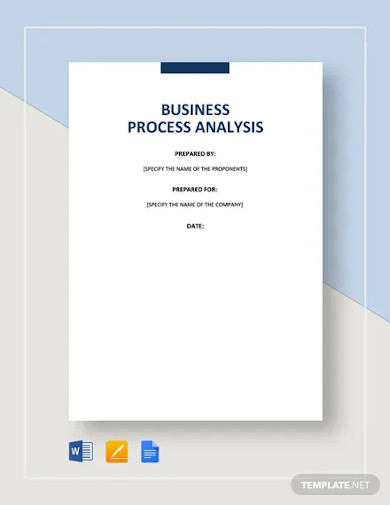 business process analysis template