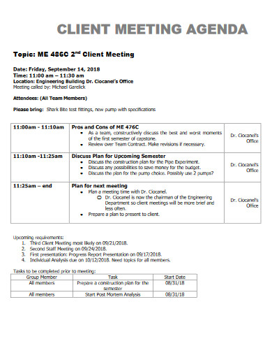 client meeting agenda in pdf