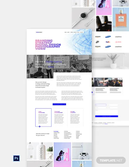 Design Company Website Template