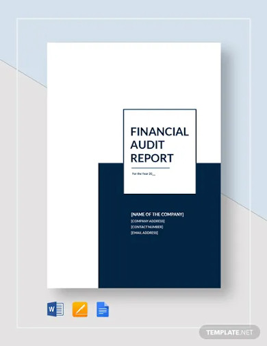financial audit report template