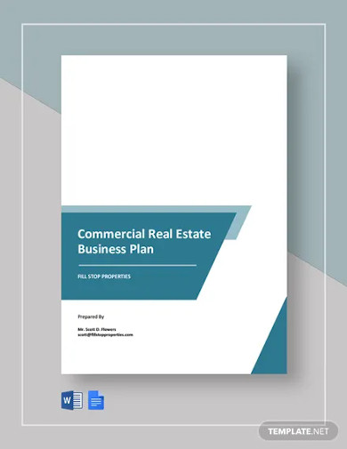 free commercial real estate business plan template