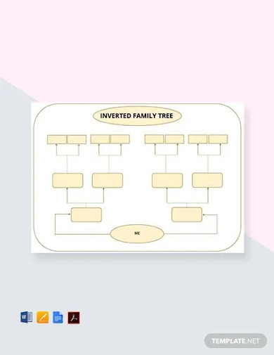 Free Inversed Family Tree Template